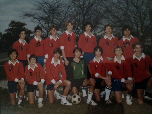 The inaugural Powers Catholic Men's Soccer Team (courtesy of Gordon Young Powers Catholic alumni and author of Tear Down: Memoirs of a Vanishing City(